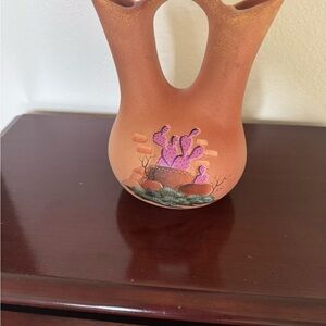 Vase with Cactus Design